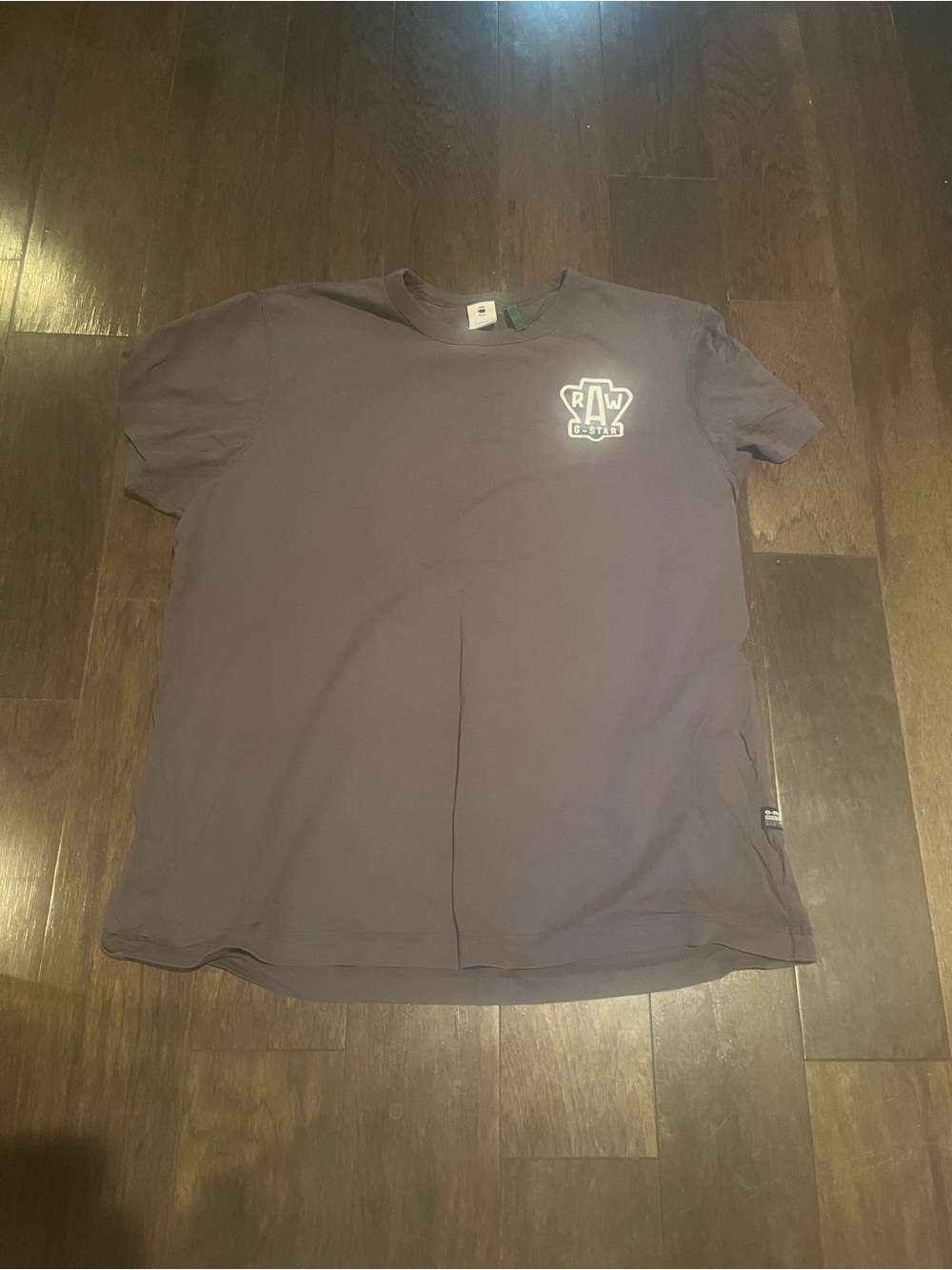 G-Star Raw Short Sleeve Logo Tee in Charcoal